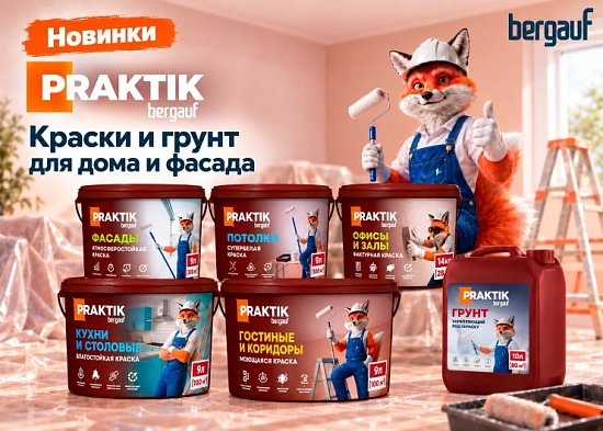BERGAUF PRAKTIK - обновленная линейка красок